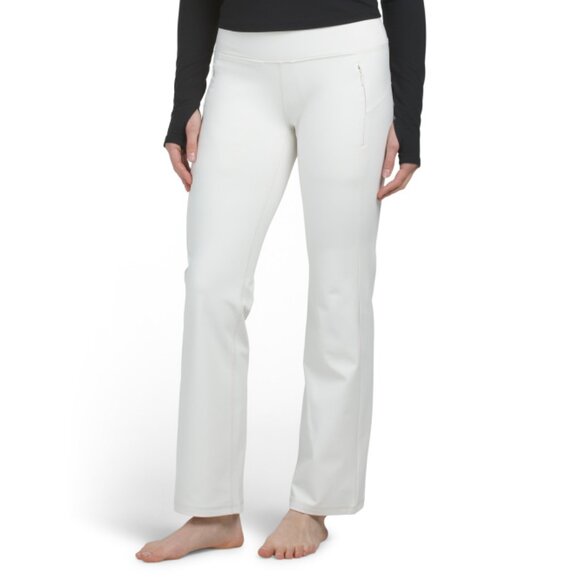 SPYDER Cream Coldgear Bootcut Pants - Picture 1 of 2